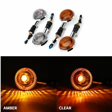 Motorcycle Turn Signal Lights Lamps For YAMAHA XV400 Virago VMAX 1200 SR 400 (For: Yamaha Vmax 1200)