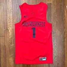 Nike Dayton Flyers #1 Mens Basketball Jersey - Red (XS Small)