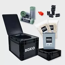 BOXIO Toilet MAX+ Starter Kit, Portable Camping Toilet, composting Toilet 15....