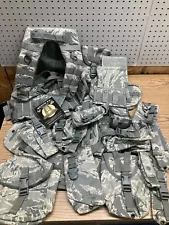 Military Tactical Gear - 28 pieces of various gear in pkg - assorted sizes