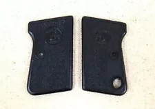 GRIPS FOR COLT .25 AUTO / JUNIOR / POCKET BLACK CHECKERED NO SCREW NEW REPRO