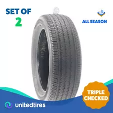 Set of (2) Used 205/55R17 Firestone FT140 91V - 7/32 (Fits: 205/55R17)