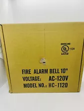 H.C. Fire Alarm Bell 10' Red