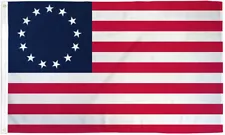 Betsy Ross Flag 3x5ft 13 Colonies Colonial American 13 Star USA Flag 1776