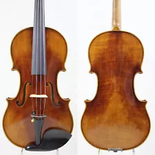 Left-handed Violin!Best model! 4/4 Violin #7858 deep strong tone