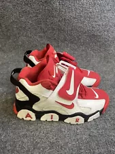 Size 12 - Nike Air Barrage Mid University Red (Gently Worn)