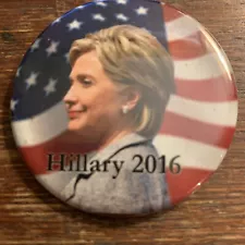 Hillary Clinton 2.25 Inch 2016 Political Campaign Pinbavk Button