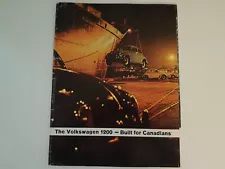 1964 Volkswagen 1200 Built for Canadians Sales Brochure