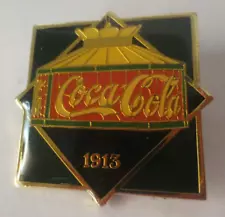 Coca-Cola Pin Stain Glass Leaded lamps often were at Soda Fountains 1913