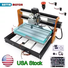 〖US〗Wood CNC Router 3018 Pro Engraving Milling Machine w/ Limit Switches,Offline