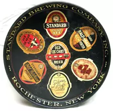 Original Vintage Standard Brewing 12" Beer Tray with 7-Labels Designs, Rochester