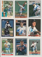 Baseball Great Pitchers Autographs (Lot Of 18 Cards) Hand Signed