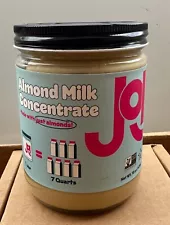 ALMOND MILK UNSWEETENED PLAIN CONCENTRATE BY JOI - 27 SERVINGS VEGAN - EXP 1/25