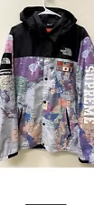 2014 Supreme x The North Face Atlas World Map Expedition Coaches Jacket SIZE L