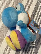 South Korea KPS Sanei Mario Yoshi’s Island DS 5” Light Blue Yoshi Plush Toy 2009