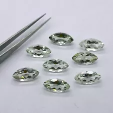 50 Pieces Natural Green Amethyst 6x12mm Marquise Cut loose Gemstone for sale