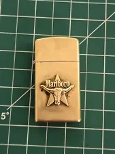 New Listing1991 Marlboro Longhorn Slim Zippo