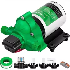 Fresh Water Pump 12V DC 3.5GPM 50 PSI Self Priming Pump for Boat/Marine/RV/Yacht