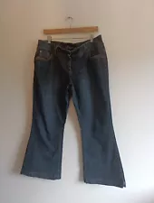 Genuine Red Herring Blue Boot Cut Jeans Size 18