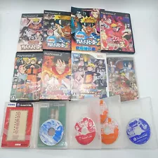 NARUTO games for sale in bulk Junk Lot Japan PS2 PSP Wii GAMECUBE