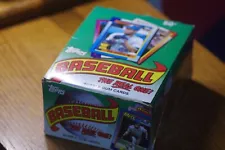 1990 Topps Baseball Wax Pack Box Ken Griffey Frank Thomas RC 36 UNOPENED PACKS