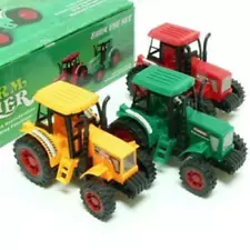 Assorted Toy Tractors Free wheeling Push Action Farm Vehicles Ty110c Vintage