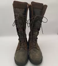 ROCKY Low Country 7501 Camouflage 15" Waterproof Snake Boots ~ Size 10 MW