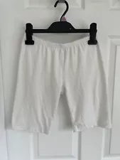 Ladies Teens White SEXY BASICS Short Cycling Type Shorts Size Medium