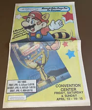 Nintendo World Championships 1990 Indianapolis Star Newspaper Section Promo