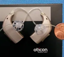 Oticon Hearing Aid Spirit SYNERGY Behind The Ear Volume Control FREE PROGRAMMING