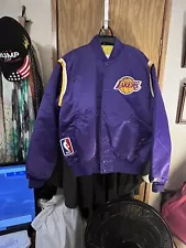 Vintage 90 Los Angeles Lakers Starter Jacket NBA XL