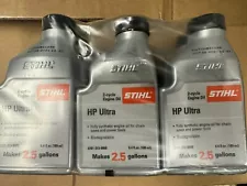 Stihl 2 Cycle Hp Ultra Synthetic Engine Oil Mix 6.4 Oz 2.5 Gallon 6-Pack