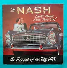 1957 Nash "AMBASSADOR" - Original Car Dealer Sales Brochure / Catalog