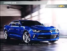 2018 Chevrolet Camaro 38-page Car Sales Brochure Catalog ZL1 SS 1LE Convertible