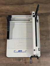 HFS Heavy Duty Guillotine Paper Cutter - 12" Commercial Steel A4 Trimmer