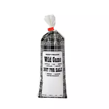 Wild Game Freezer Bags/Meat Chub Bag, Printed "Not for Sale" for Ground Meat or