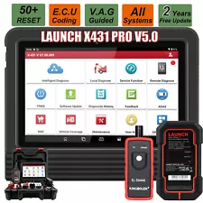 2024 LAUNCH X431 Pro V5.0 Elite Bidirectional Car Diagnostic Scanner ECU Coding