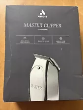 Andis Master Clipper Professional Hair Adjustable Blade #01815 Silver