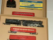 AMERICAN FLYER SET BOX & INSERTS ONLY for STEAM ENGINE+ PASSENGER CARS NO TRAINS