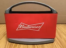 Budweiser Cool Six Logo Carry Handle 6 Pack Can Cooler with Freezer Pack