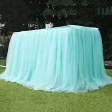 Table Skirt Multi-Color Table Cloth Home Textile Tablecloths For Wedding Party