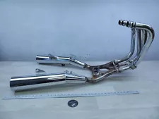 1995 Honda CB750 Nighthawk H1495) chrome exhaust header muffler pipe assembly