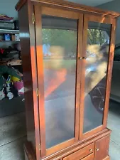 Solid Walnut Gun Cabinet