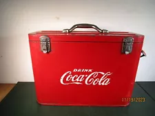 Vintage Coca Cola Airline Chest Cooler