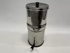 Big Berkey 2.25 Gallon Gravity Fed Countertop Water Filter System - No Filters