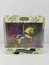 NEW Breyer Holiday 2022 Carousel Horse Ornament Rosalie Unicorn 700683