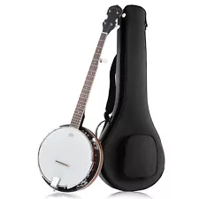 OPEN BOX - 5-String Left Handed Banjo w/ Closed Solid Back & Geared 5th Tuner