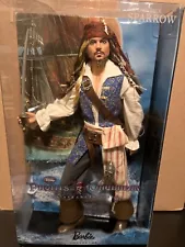 Mattel Barbie Capt Jack Sparrow Pirates Of The Caribbean PINK LABEL 2010