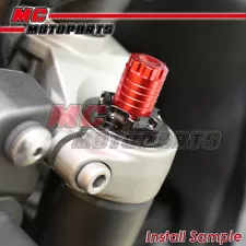 Red Fork Spring Preload Adjusters For Honda CRF250F 19 20 21 (For: Honda CRF250F)