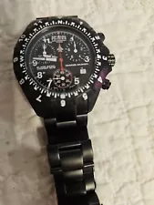 Men's Chase Durer Special Forces Air Assault Team Black Swiss Quartz Watch DS30